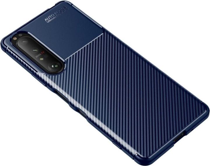 Produktbild Screenguard Sony Xperia 1 III Hülle Carbon Design TPU Case (Sony Xperia 1 III)