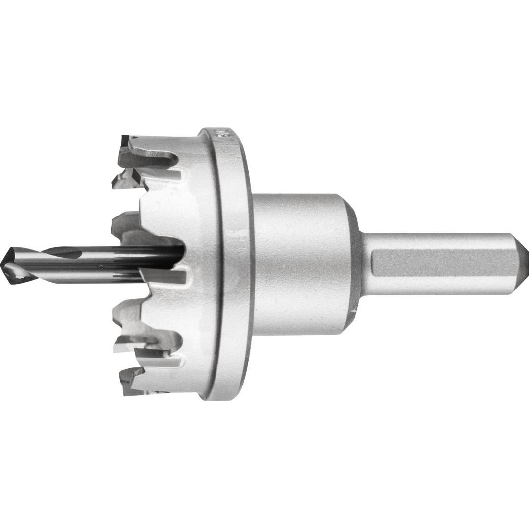 Pferd, Lochsäge, Hartmetall Lochschneider/-Lochsäge Ø 40x8 mm Schaft-Ø 10mm Schnitttiefe 4 mm universal (40 Millimeter)