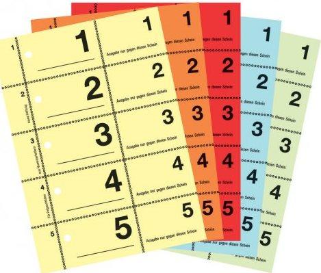 Nutritional values and ingredients Avery Cloakroom numbers (100 x)