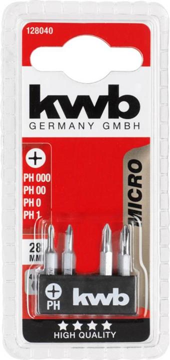 Image du produit kwb Bits Micro (Croix Phillips PH)