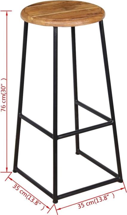 Produktbild vidaXL Barhocker