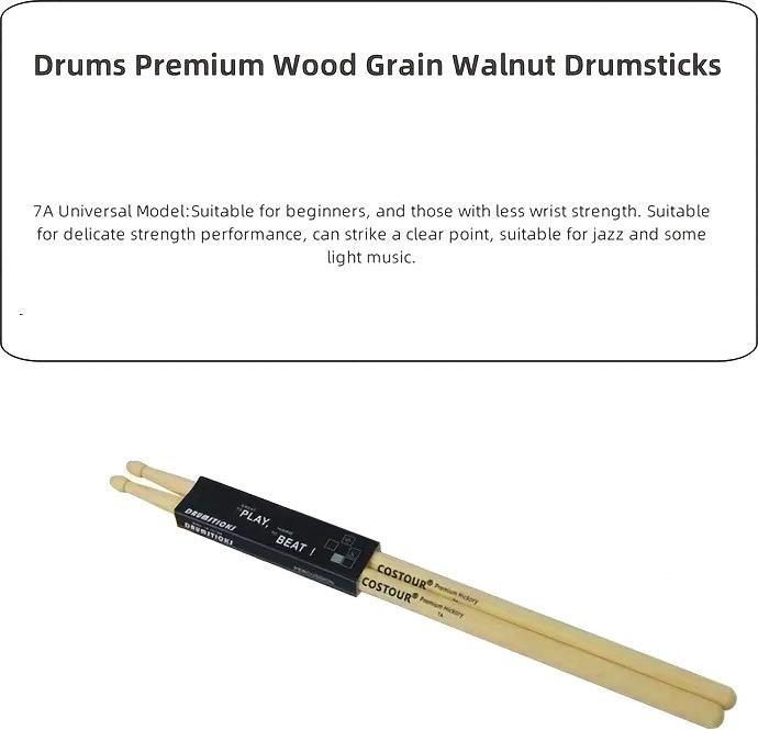 Produktbild Cbx 1 Paar Premium Drumsticks 7A Walnuss (Drums)
