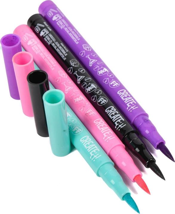 Image du produit Canenco Stylo de tatouage Create It! avec pochoirs, 4p.