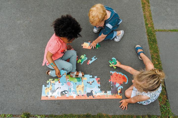 Produktbild Scratch Puzzle Safari (36 Teile)