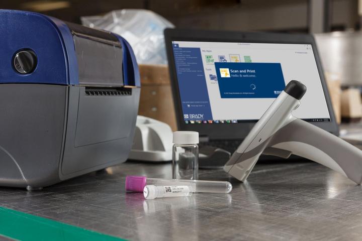 Produktbild Brady BWS-SPS-EM, Workstation-Suite „Scannen und Drucken“ in elektronischer Form für 1 Anwen