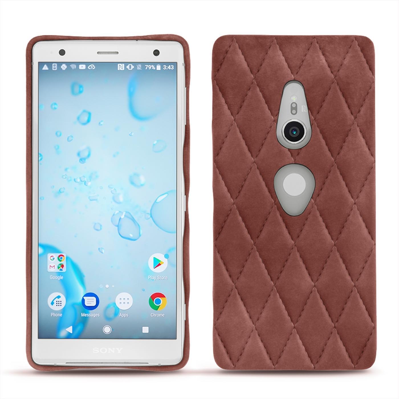 Thumbnail - Noreve Lederschutzhülle (Sony Xperia XZ2), Smartphone Hülle, Rot