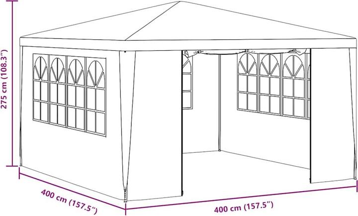 Immagine prodotto vidaXL Loretta (400 cm, 400 cm)
