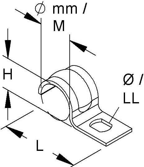 Actual product image HKL Fastening clip
