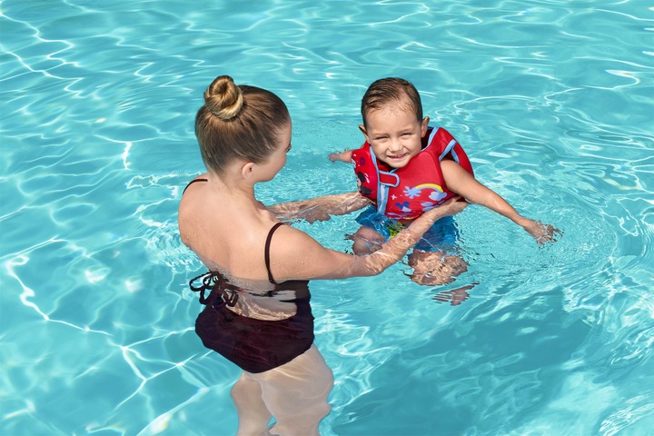 Actual product image Bestway Disney Junior Mickey & Friends Fabric Kids Swim Vest (M/L, 15 - 18 kg, 11 - 15 kg)