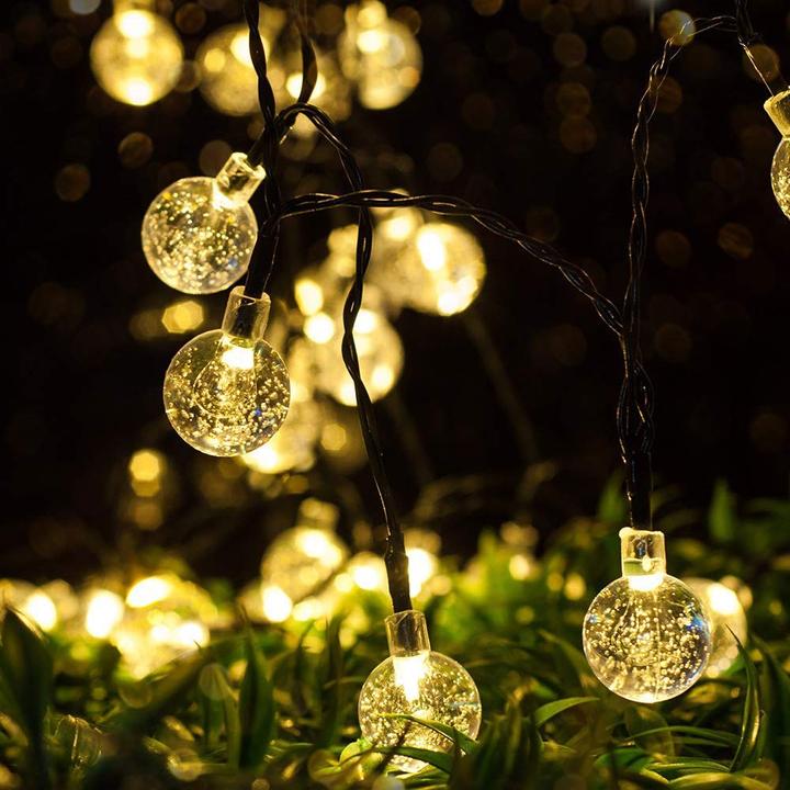Actual product image Esmée LED decorative solar fairy lights balls warm white (12m) (12 m)