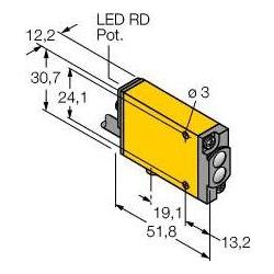 Turck Sensore ottico a riflessione diffusa SM2A312W, Accessori di elettronica + Alloggiamento