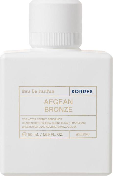 Actual product image Korres Aegean Bronze Eau de Parfum 50ml (Eau de parfum, 50 ml)