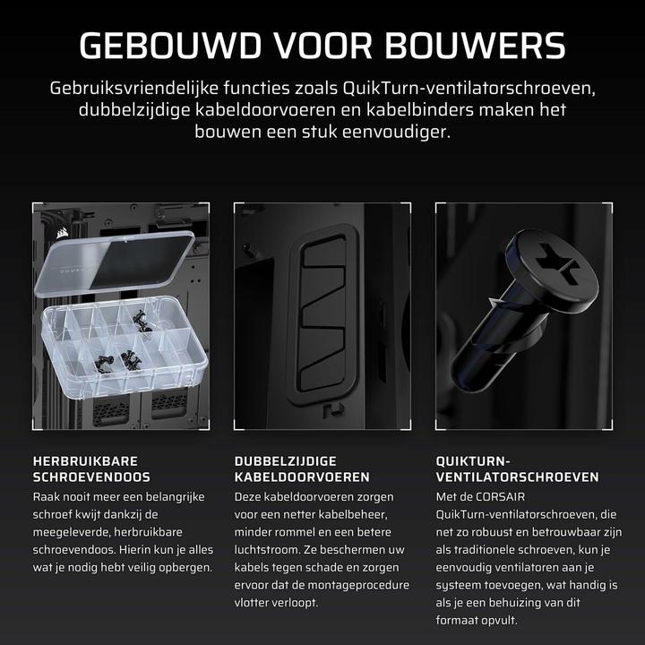 Produktbild Corsair Geh Midi 5000T (Tempered Glass) Black (ATX, mATX, Mini-ITX)