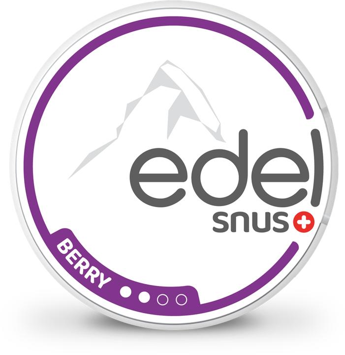 Actual product image Edelweiss Berry (All White Slim) (Nicotine Pouches, 20 mg)