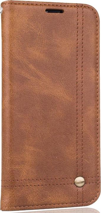 Produktbild König Design Sony Xperia XZ2 Handy Hülle Schutz Tasche Case Flip Cover Wallet Schale Braun (Sony Xperia XZ2)
