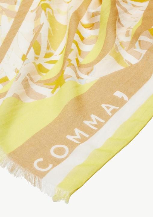 Image du produit Comma Tuch Schal mit floralem Muster aus Modalmix
