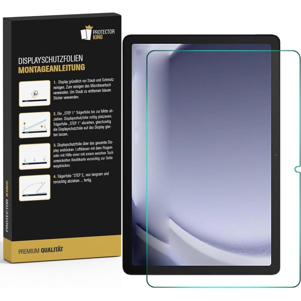 Protectorking 5x Panzerfolie Anti-Shock HD Klar (5 Stück, Galaxy Tab A 2019), Tablet Schutzfolie