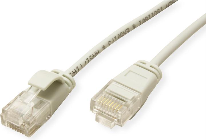 Actual product image Roline UTP DataCenter Patch Cable Cat.6A, LSOH, slim, gray, 1.5 m (U/UTP, UTP, CAT6a, 1.50 m)