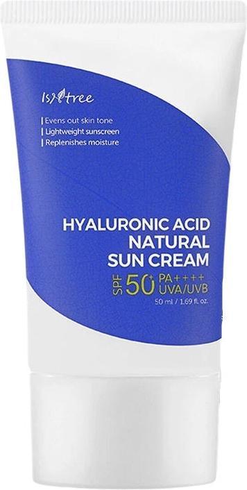 Isntree Hyaluronic Acid Natural Sun Cream (Sun cream face, SPF 50+, 50 ml)