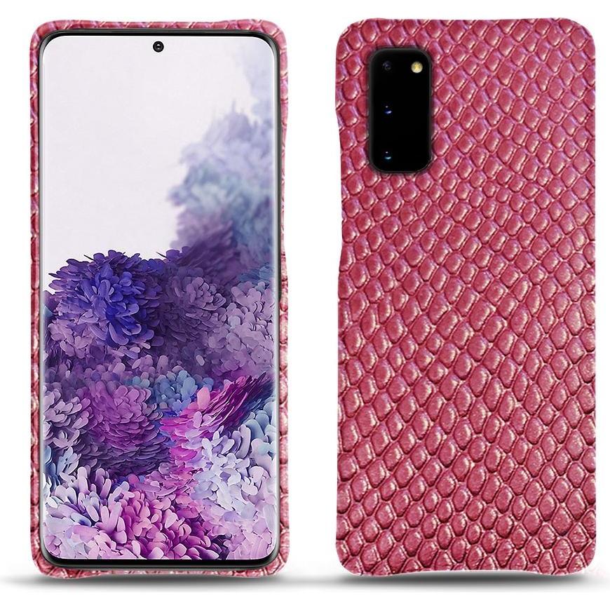 Noreve Lederschutzhülle (Samsung Galaxy S20), Smartphone Hülle, Rosa