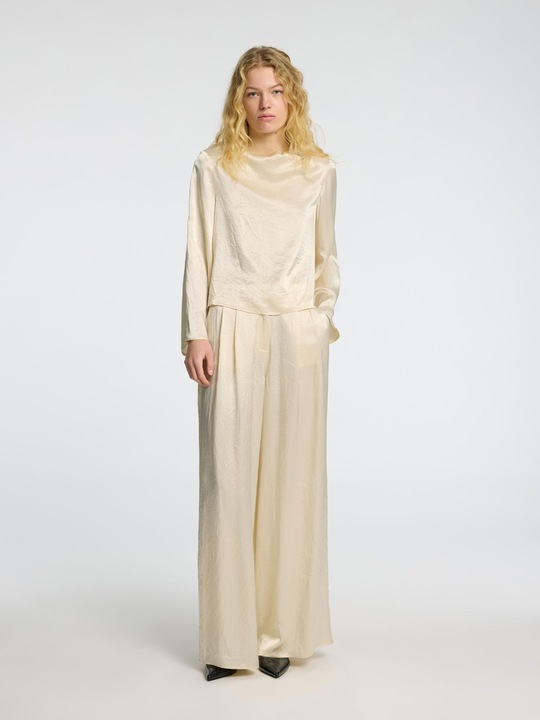 Actual product image Selected Femme High Neck Oberteil mit langen Ärmeln (38)