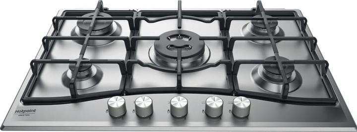 Produktbild Hotpoint PCN 751 T/IX/HA Kochfeld Edelstahl Einbau-Gasherd(e) 5