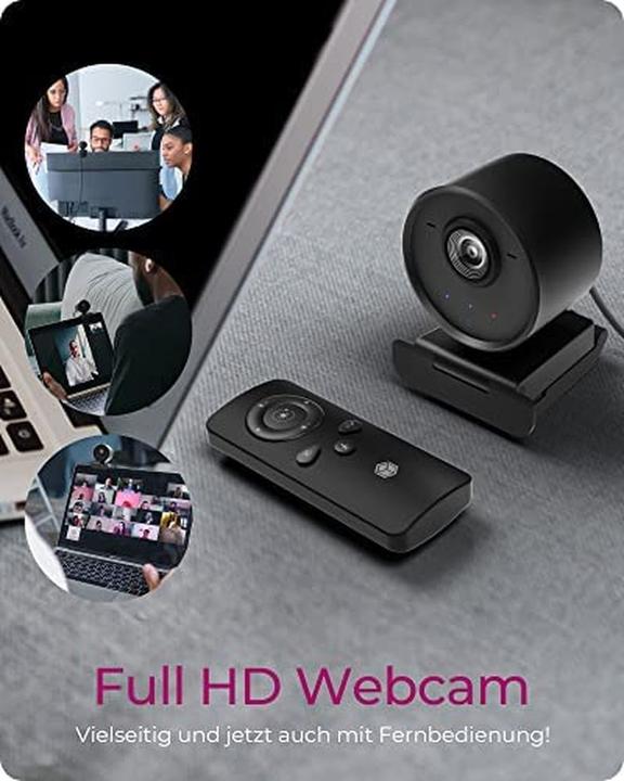 Produktbild Icy Box IcyBox Full-HD Webcam IB-CAM502-HD mit Fernbedienung retail (2.10 Mpx)