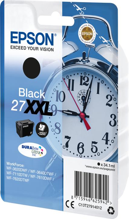 Produktbild Epson 27XXL DuraBrite Ultra (BK)