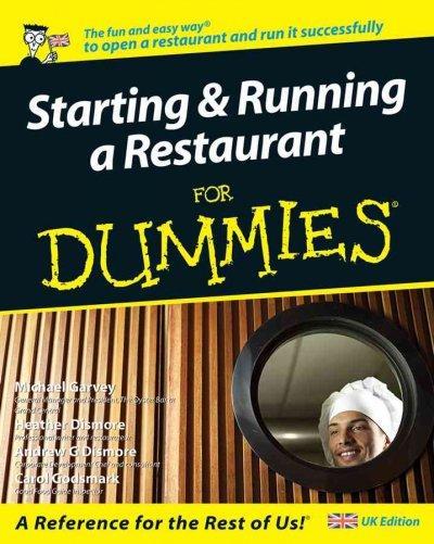 Produktbild Starting and Running a Restaurant for Dummies (Englisch, M Garvey, 2007)