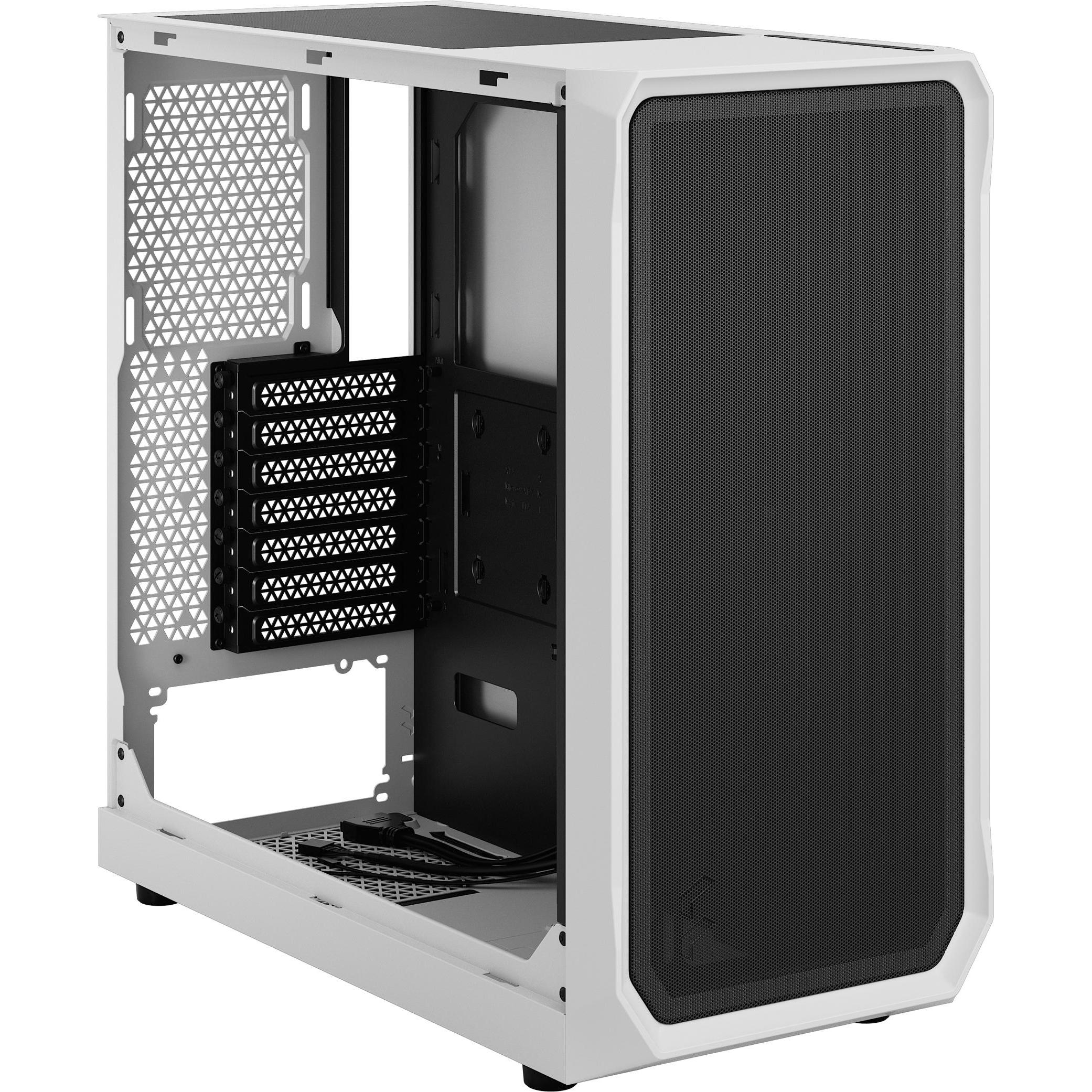 Fractal Focus 2 (ATX, mATX, Mini-ITX), PC Gehäuse, Weiss