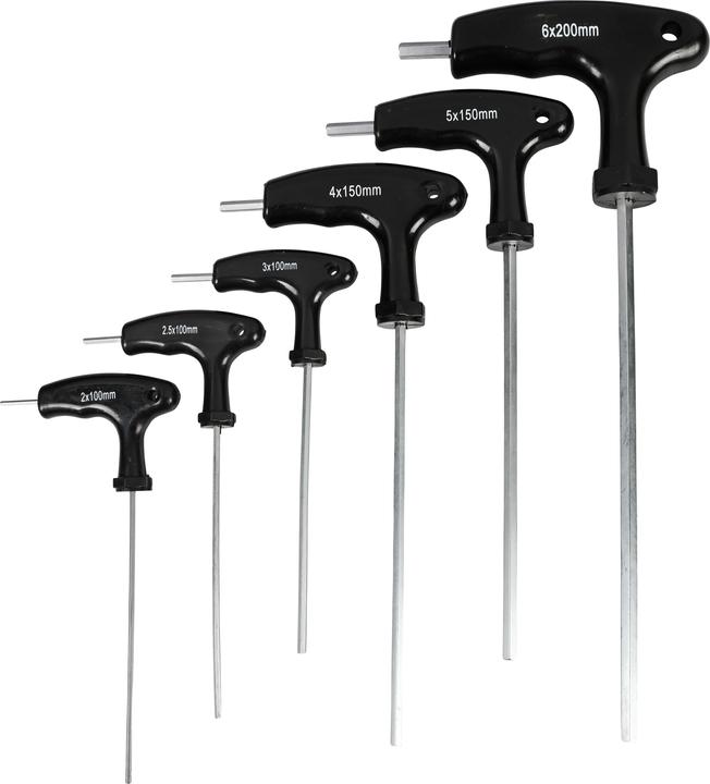 Actual product image Benson Hex key set t-handle 6 pieces