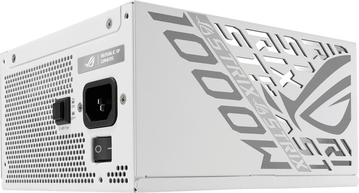 Produktbild ASUS ROG Strix 1000P White Gaming Netzteil, 80+ Platinum, Modular, 135 mm Lüfter (1000 W)