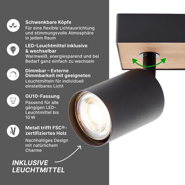 Image du produit Brilliant Jello Wood (345 lm, GU10)