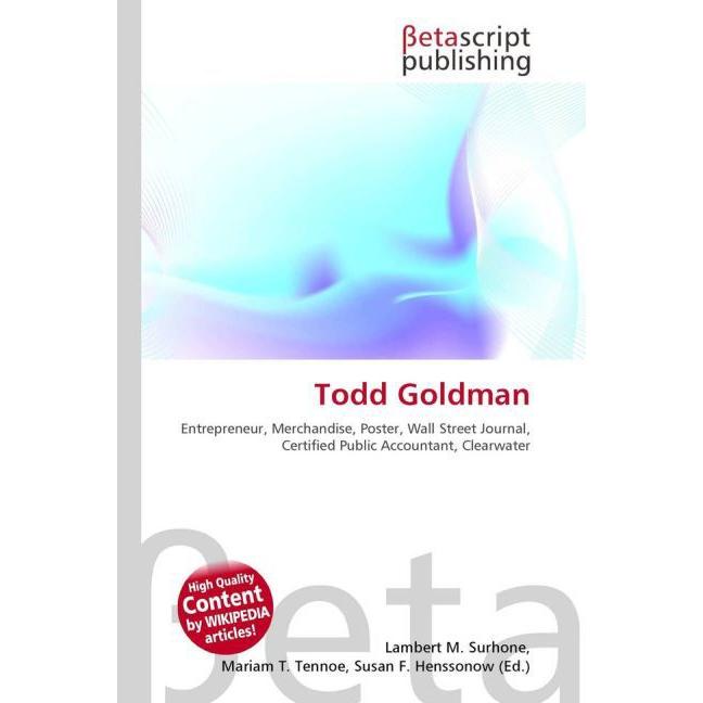Todd Goldman, Fachbücher