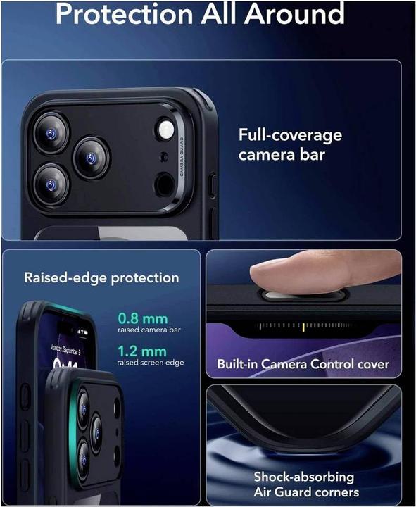 Produktbild ESR Classic Hybrid Magnetic Case (Camera Control) (Apple iPhone 17 Pro Max)