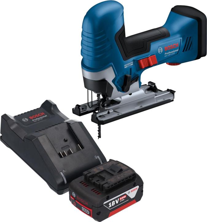 Actual product image Bosch Professional GST 18V-125 S Professional Akku Stichsäge 18 V 125 mm Brushless + 1x Akku 5,0 Ah + Ladegerät