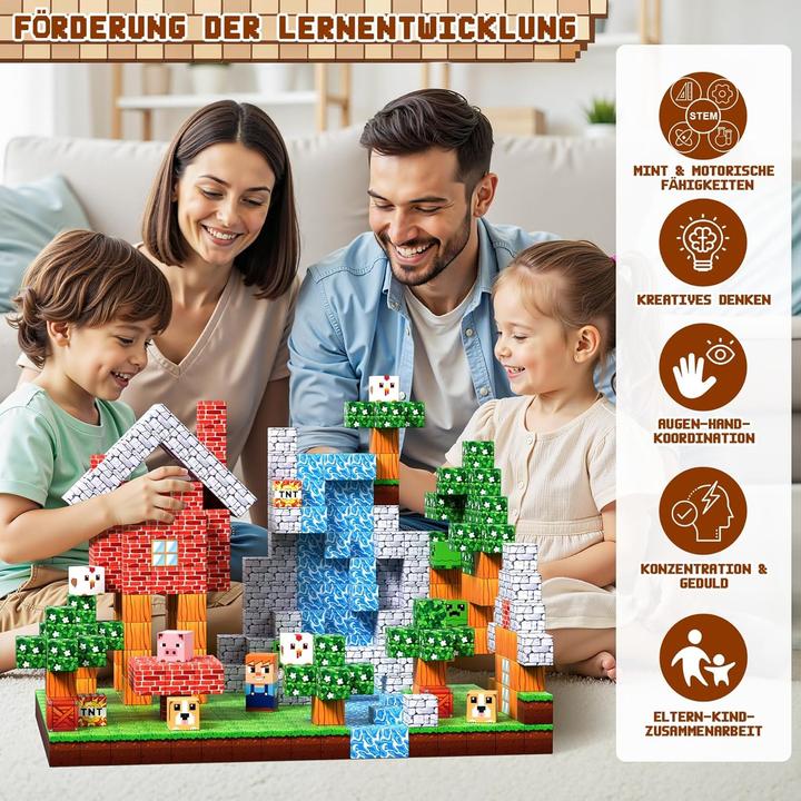 Image du produit Pourbibi Magnetisches Baustein-Set