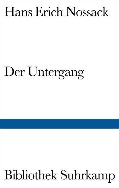 Produktbild Der Untergang (Deutsch, Hans Erich Nossack, 1976)