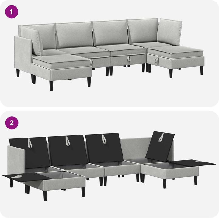 Produktbild vidaXL Wohnzimmergarnitur (280 x 70 x 82 cm)