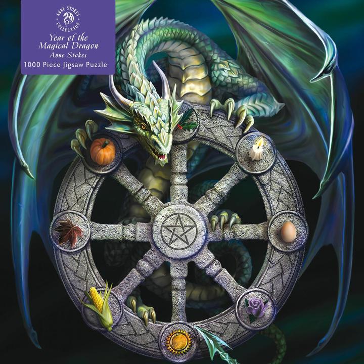 Produktbild Adult Jigsaw Puzzle Anne Stokes: Wheel of the Year: 1000-piece Jigsaw Puzzles (1000 Teil)