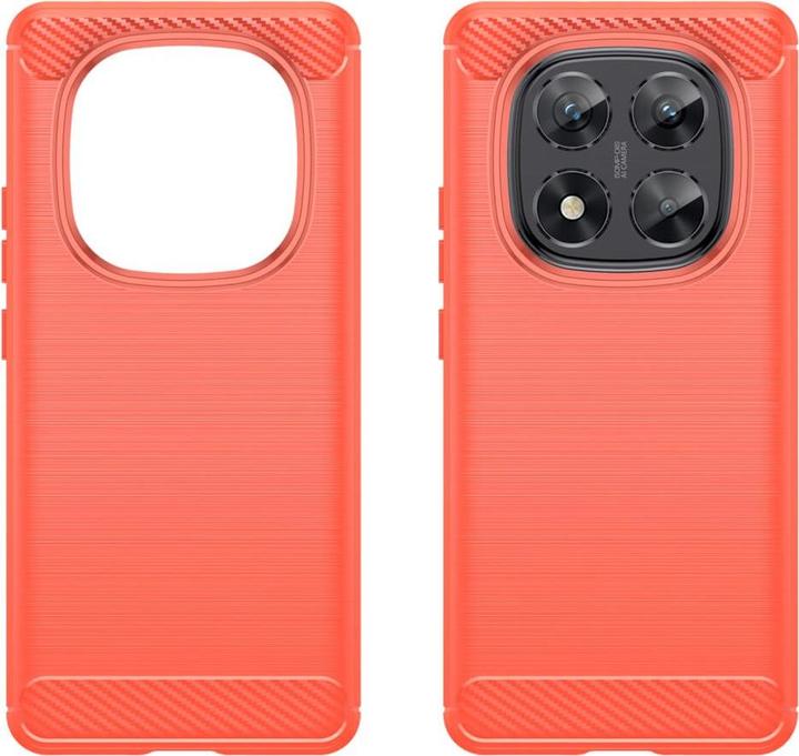 Actual product image Cover-Discount Xiaomi Redmi Note 14 Pro 5G / Poco X7 - Metall Carbon Look Hülle (Xiaomi Redmi Note 14 Pro 5G, Xiaomi Poco X7)