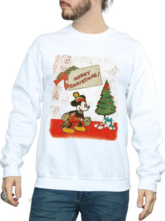 Produktbild Disney Mickey Mouse Vintage Christmas Sweatshirt (L)