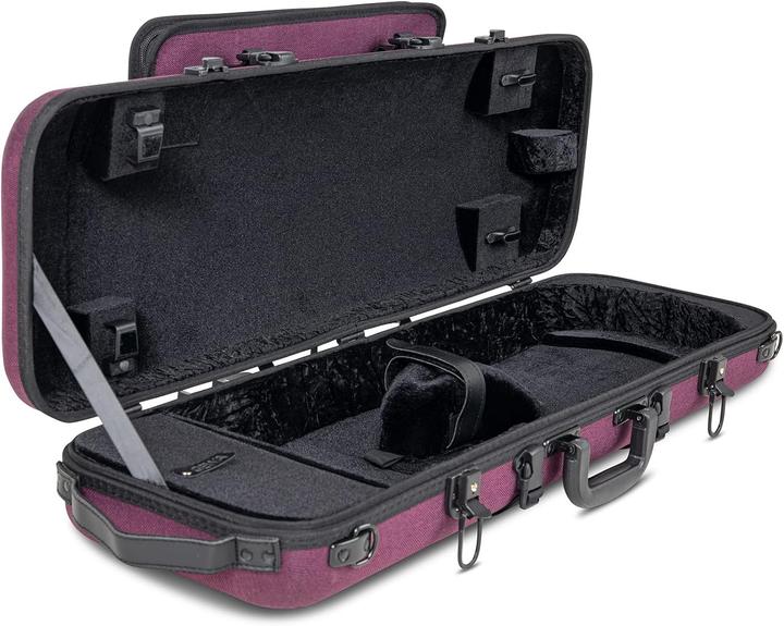 Produktbild Gewa Violin case BIO A 44 with music pocket side handle adjustable neck support color violet (Geige)