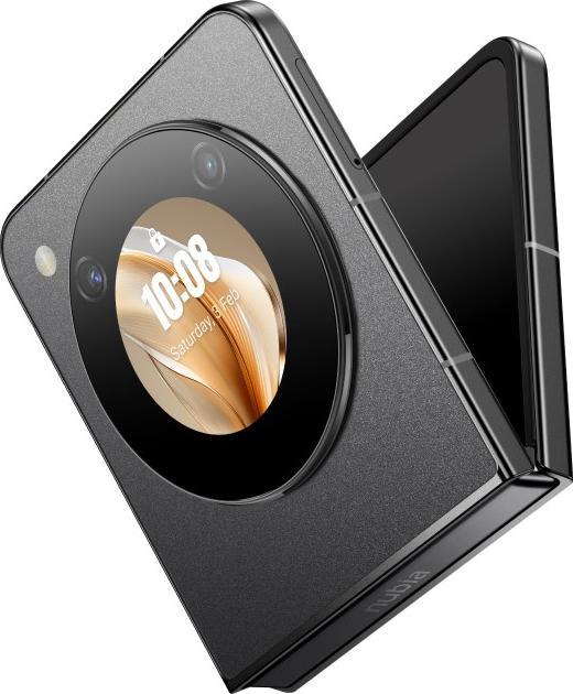 Actual product image Nubia Smartfon Bundle Flip (Gold) + etui + słuchawki + cooler (256 GB, Cosmic Black, Gold, 6.90", 5G)
