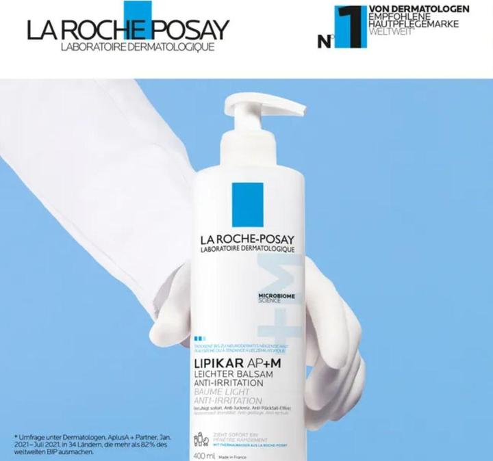 Actual product image La Roche Posay Lipikar Creme Light / Lipikar Baume Light AP+M (Body lotion, 400 ml)