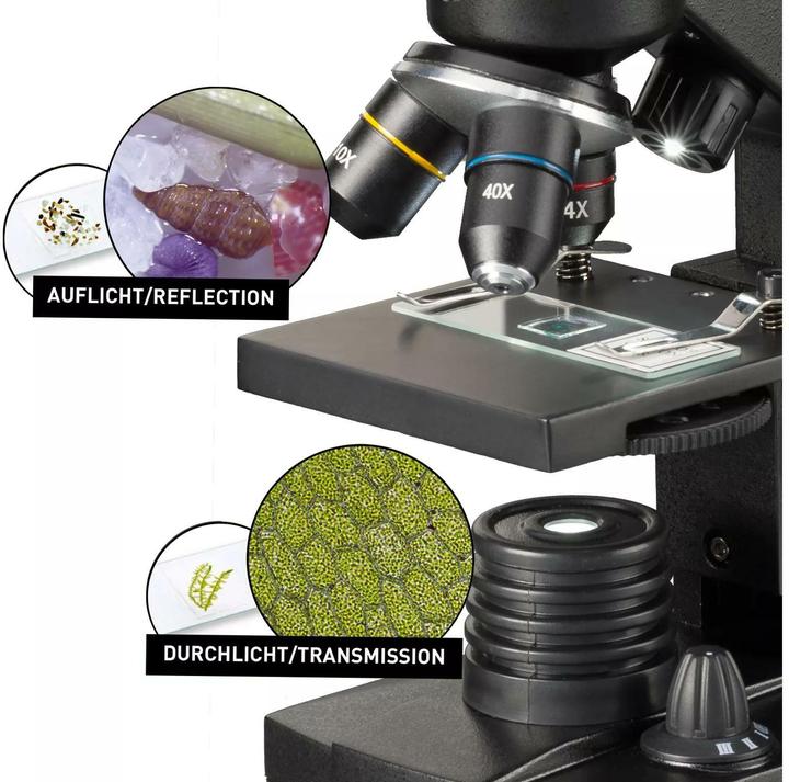 Actual product image Bresser 40x1280x microscope