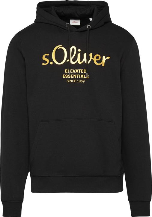 Produktbild S.Oliver Sweatshirt Hoodie mit Gold- oder Silber-Print (XXL)