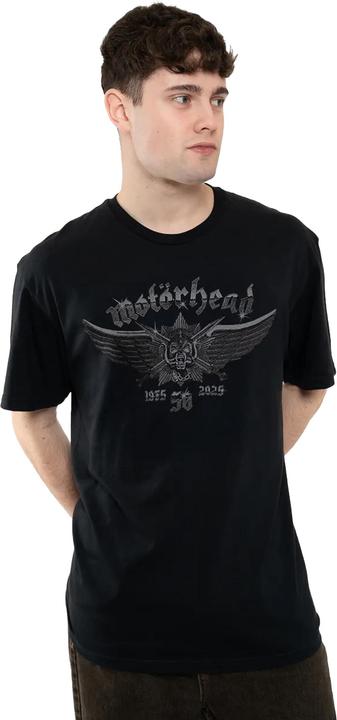 Produktbild Motorhead 50 Years Wings Badge TShirt (XXL)