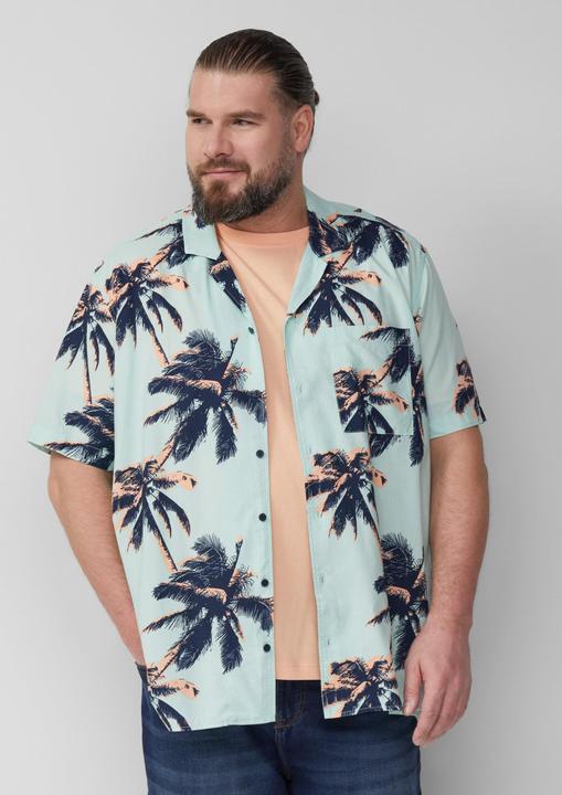 Produktbild S.Oliver Hemd Resort Fit: Kurzarmhemd aus Viskosemix (XXL)