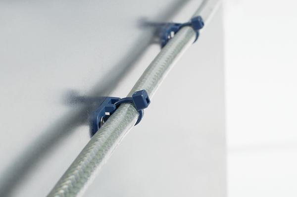 Actual product image HellermannTyton SCREW 20.4 x 10.2 CTAM1 PEEK BGE 100 pcs (Plastic cable ties, 20.50 mm, 100 pcs.)